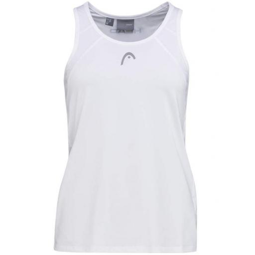 Camiseta Tirantes HEAD Club 22 Tank Mujer Blanco