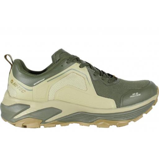 Zapatos Senderismo Hi-Tec Pace WP Verde/Marrón [0]