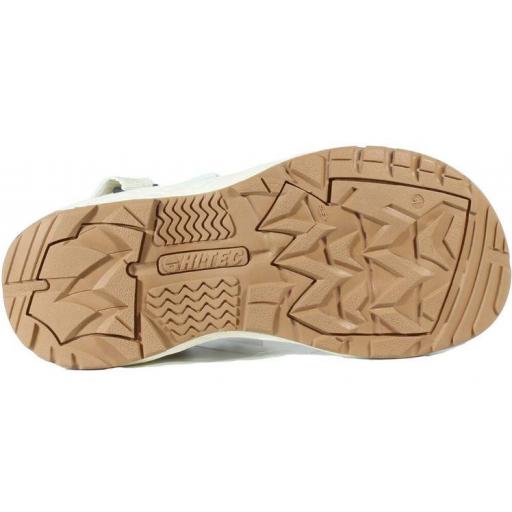 Sandalias Hi-Tec Ula Raft Beige/Blanco/Marrón [2]