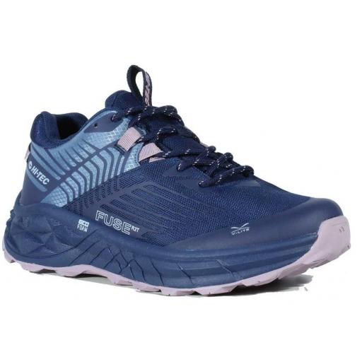 Zapatillas Hi-Tec Geo Fuse Trail Azul/Morado/Rosa [1]