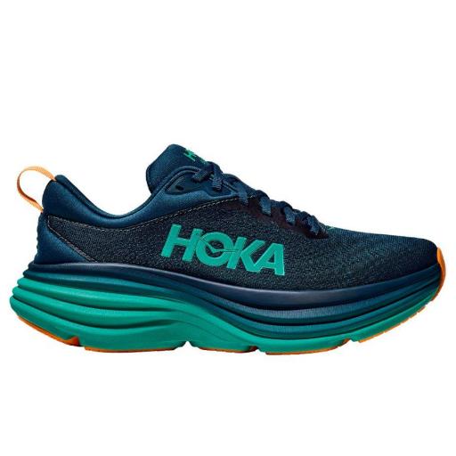 Zapatillas HOKA One One Bondi 8 Azul Oscuro/Verde [0]