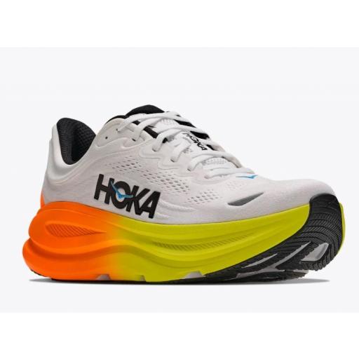Zapatillas HOKA Bondi 9 Blanco/Naranja [1]
