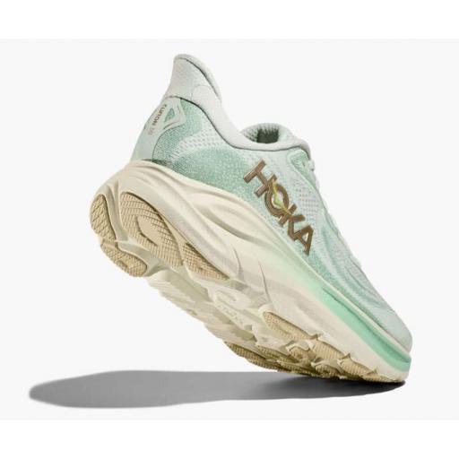 Zapatillas HOKA Clifton 10 Mujer Verde Jade [1]