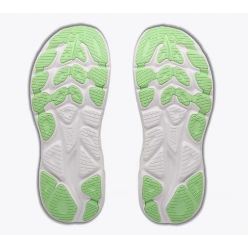Zapatillas HOKA Clifton 11 Mujer Blanco/Amarillo [4]