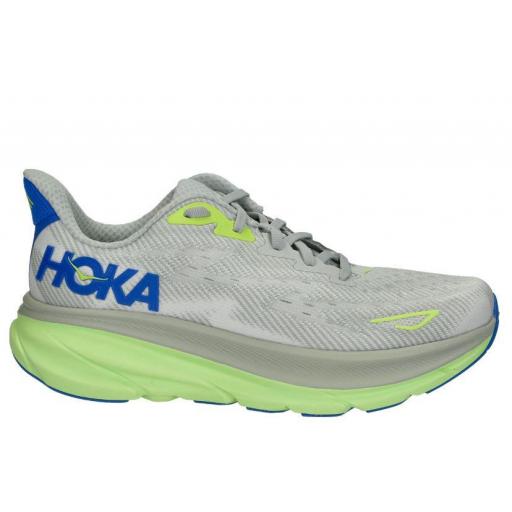 Zapatillas HOKA One One Clifton 9 Gris/Amarillo