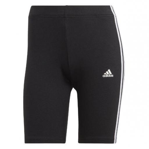 Malla Corta Adidas Essentials 3 Stripes Negra/Blanca [0]