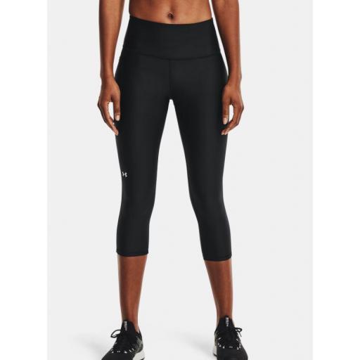 Malla Pirata Under Armour HeatGear Capri Negra