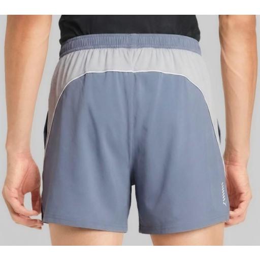 Pantalón Corto Puma Run Velocity 5" Gray Sky [2]