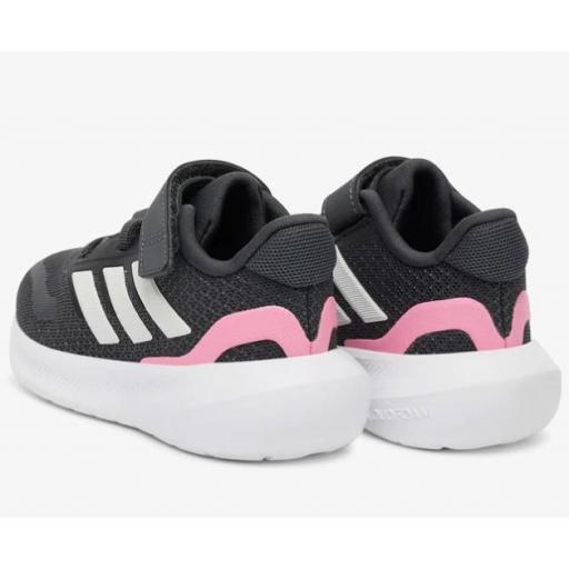 Zapatillas Adidas Runfalcon 5 TD Velcro Gris/Rosa [2]
