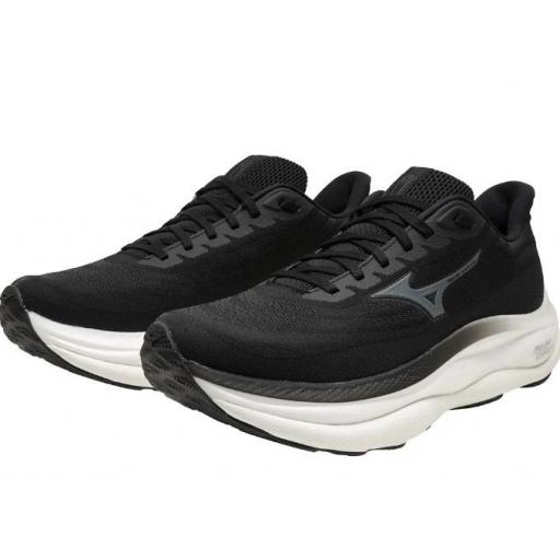 Zapatillas Mizuno Wave Sky 9 Negro/Blanco [1]