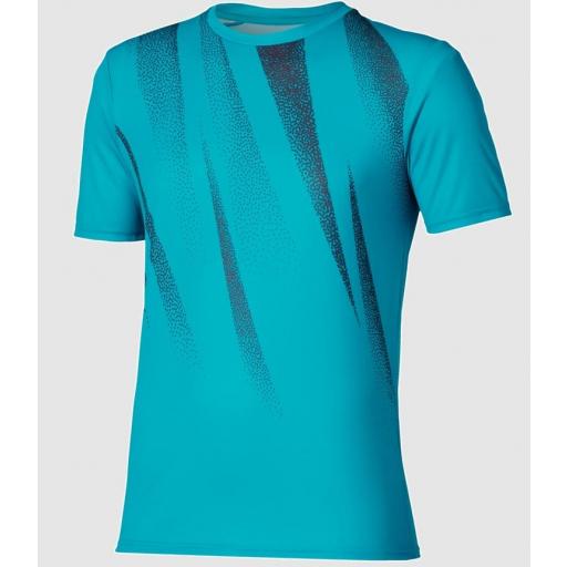 Camiseta Mizuno Core Graphic Azul Capri Breeze [0]