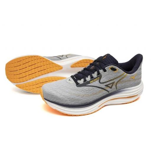 Zapatillas Mizuno Wave Rider 29 Gris/Azul [2]