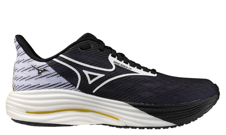 Zapatillas Mizuno Wave Rider 29 Negro/Blanco
