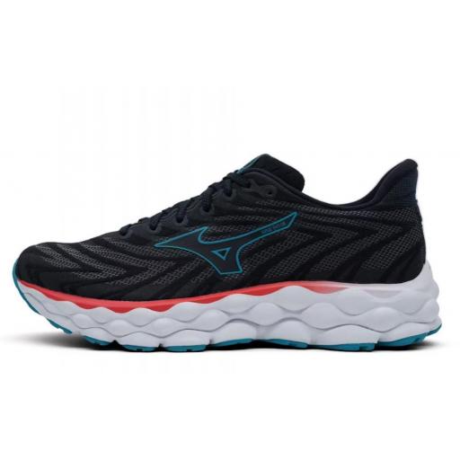 Zapatillas Mizuno Wave Sky 8 Negro/Rojo [1]