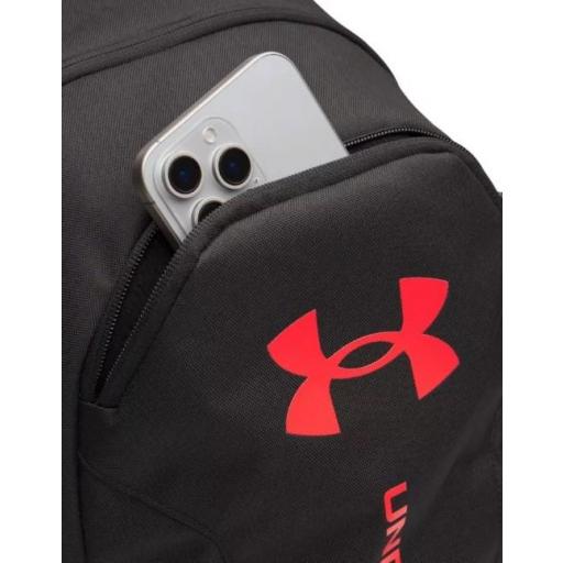Mochila Under Armour Hustle Lite Negro/Rojo [1]