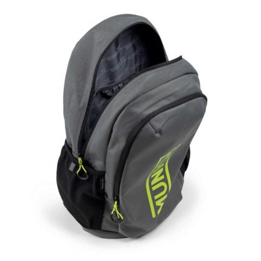 Mochila Munich Backpack Slim Gris/Verde [1]