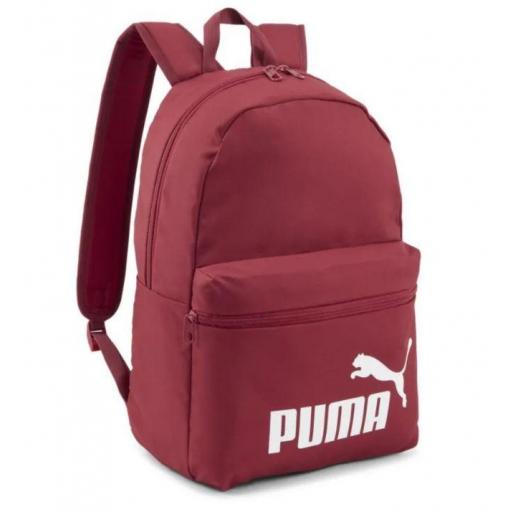 Mochila Puma Phase Backpack Negro/Verde/Rojo [2]