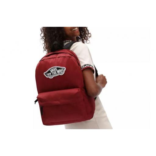 Mochila Vans Realm Backpack Rojo Granate [2]