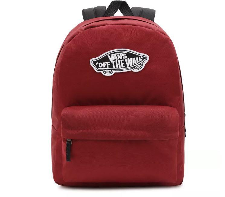 Mochila Vans Realm Backpack Rojo Granate