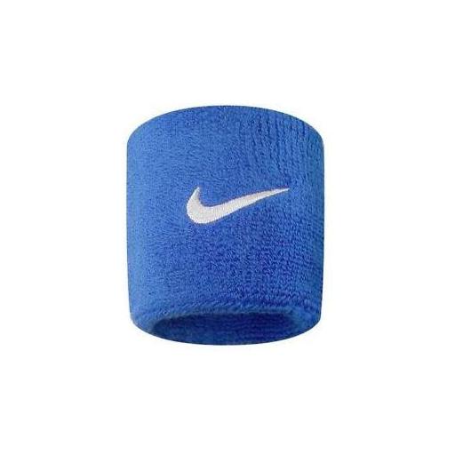 Muñequeras Nike Swoosh Wristband Azul [1]