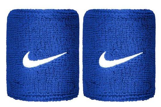 Muñequeras Nike Swoosh Wristband Azul