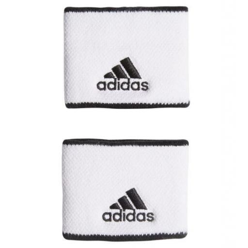 Muñequeras Adidas Tenis Padel Wristband S Negro/Blanco [0]