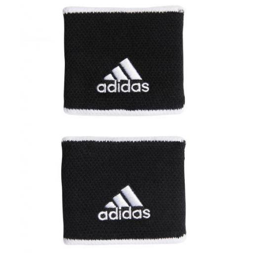 Muñequeras Adidas Tenis Padel Wristband S Negro/Blanco [1]