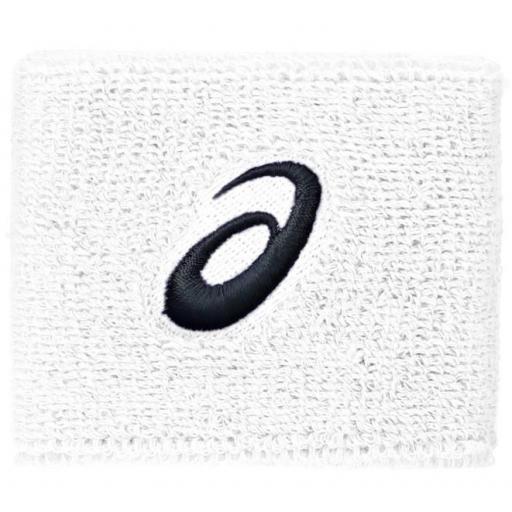 Muñequeras Asics Wrist Band Pair Verde/Marino/Blanco [2]