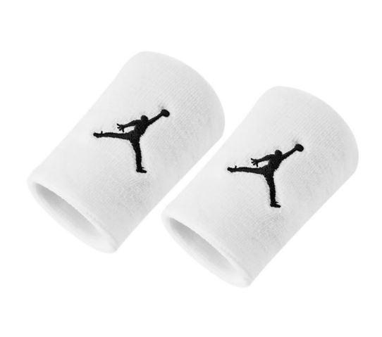 Muñequeras Nike Jordan Jumpman Wristbands Blanca
