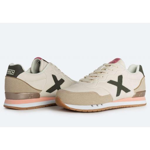 Zapatillas Munich DASH 192 Mujer Beige/Marrón [1]