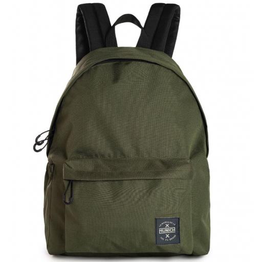 Mochila Munich Basics Backpack BTS Negro/Khaki/Azul Marino [1]