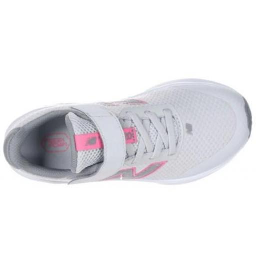 Zapatillas New Balance 520 Velcro Gris/Rosa [2]