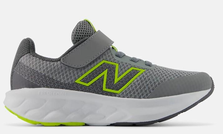 Zapatillas New Balance 520 Velcro Gris/Lima