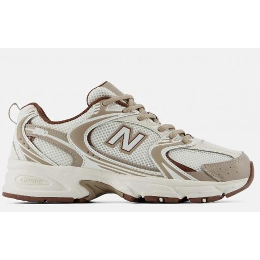 Zapatillas New Balance 530 Blanco/Marrón [0]