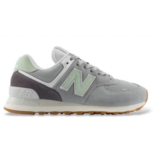 Zapatillas New Balance 574 Gris/Verde  [0]