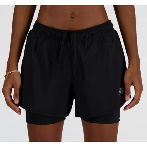 Pantalón con Malla New Balance 2 in 1 Essentials Mujer [1]