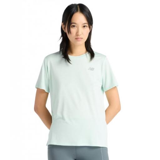 Camiseta New Balance Sport Essentials Mujer Verde [0]