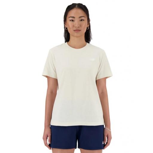 Camiseta New Balance Sport Essentials Algodón Beige [0]