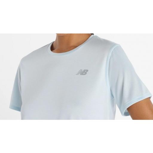 Camiseta New Balance Sport Essentials Mujer Celeste [1]