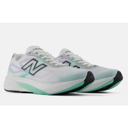 Zapatillas New Balance FuelCell Flite-R Blanco/Verde [1]
