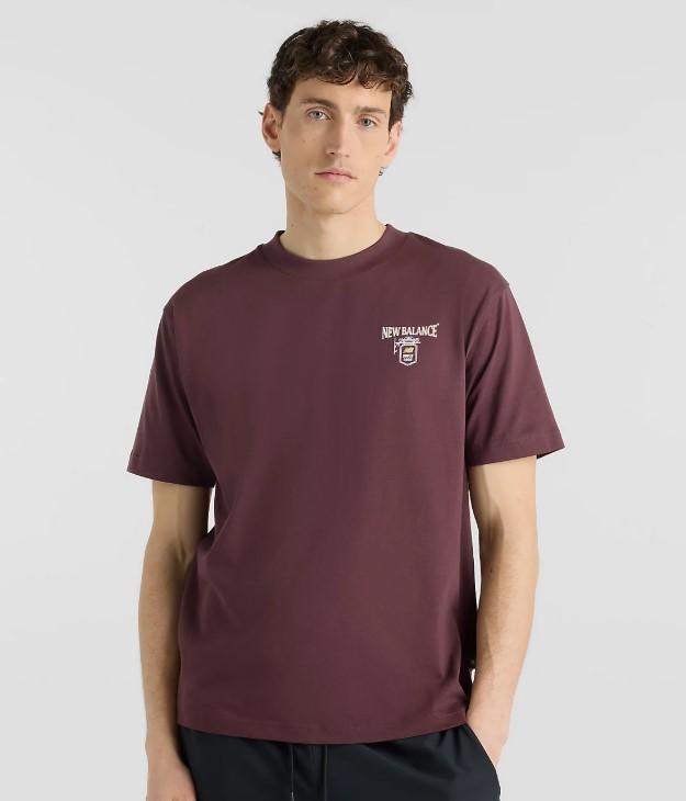 Camiseta New Balance Grab a Bite London Granate