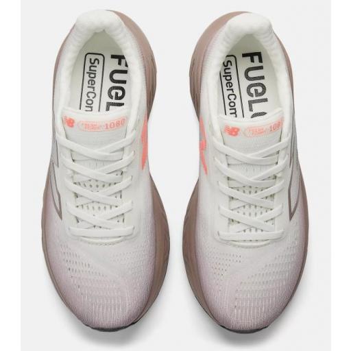 Zapatillas New Balance Fresh Foam X 1080 v14 Blanco/Marrón [1]