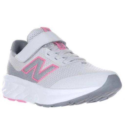 Zapatillas New Balance 520 Velcro Gris/Rosa [1]