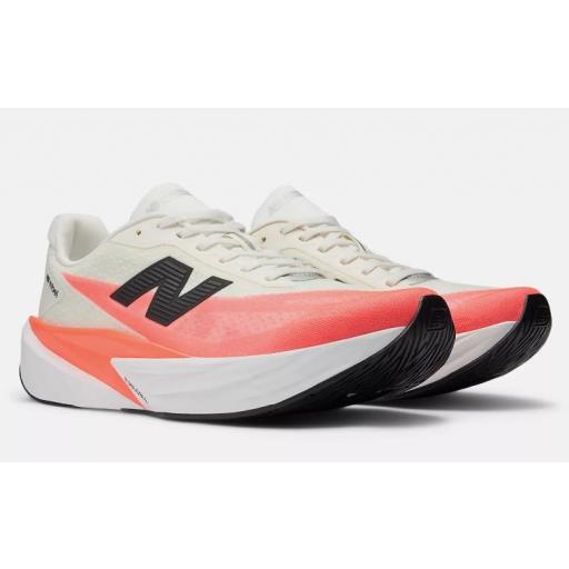 Zapatillas New Balance FuelCell Rebel v5 Blanco/Naranja [1]