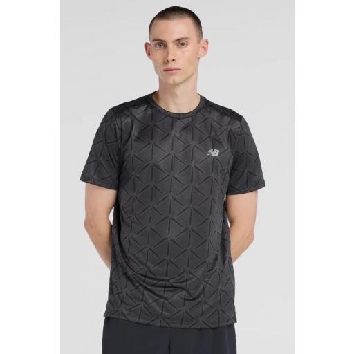 Camiseta New Balance Sport Essentials Printed Negra
