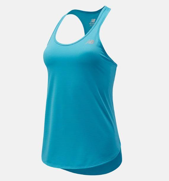 Camiseta Tirantes New Balance Accelerate Mujer Azul
