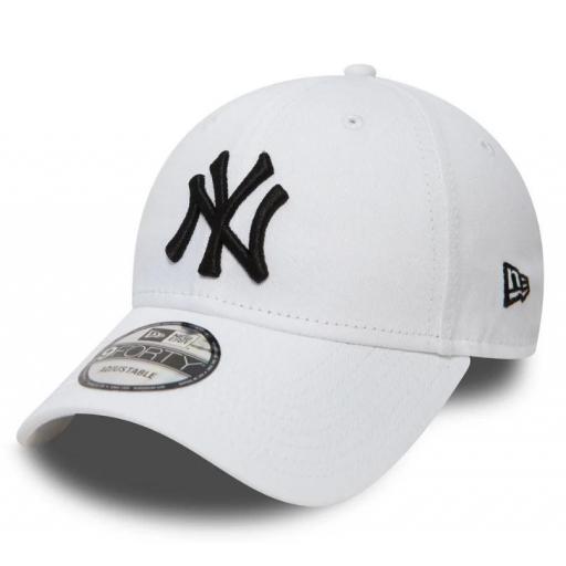 Gorra New Era New York Yankees 9FORTY Blanca/Negra [0]