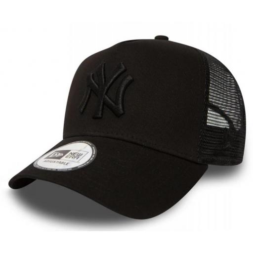 Gorra New Era New York Yankees Trucker Frame Negra