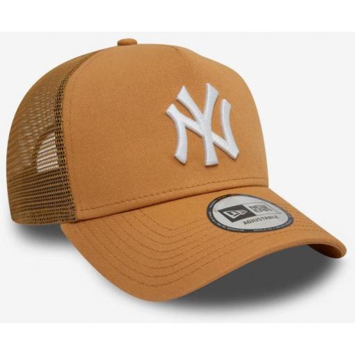 Gorra New Era League Essentials Trucker Yankees Marrón [2]