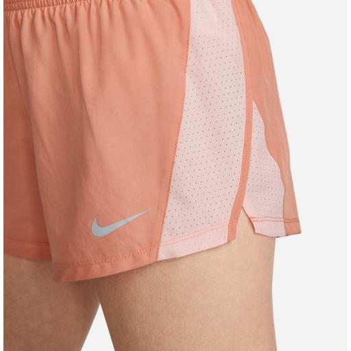 Pantalón Corto Nike 10K Running Short Mujer Naranja Claro [1]